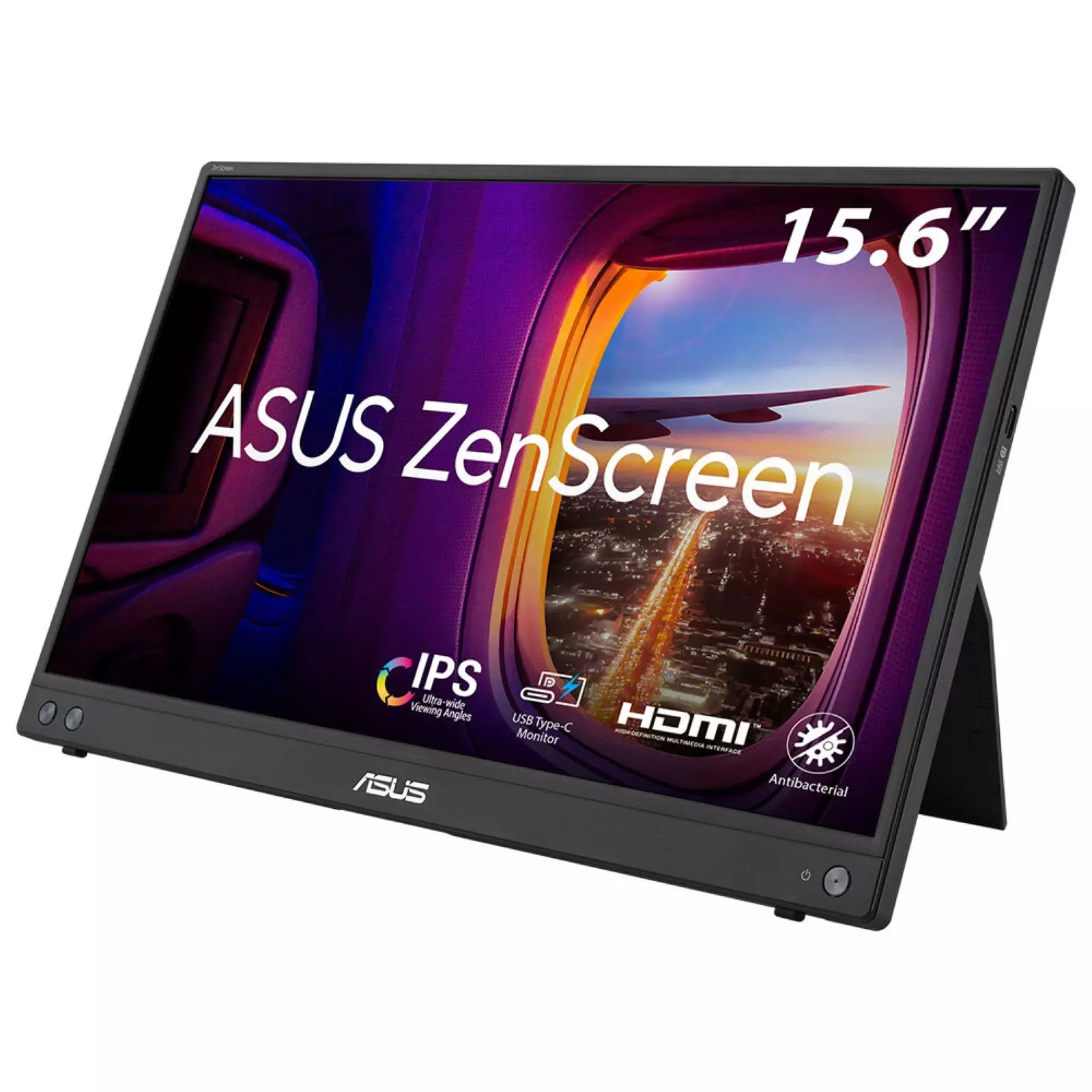 ASUS ZenScreen MB16AHV Portable Monitor 15.6inch IPS FHD WLED 16:9 250nits 5ms HDMI 2xUSB Type-C 90LM0383-B01N70