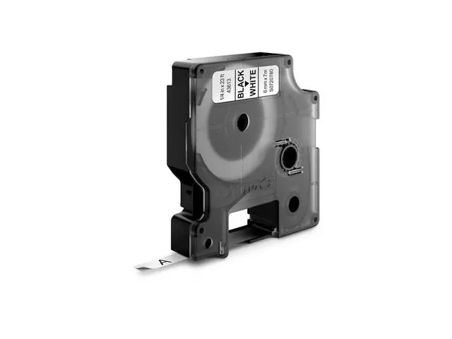 DYMO D1 6mm Sort/ Hvit S0720780