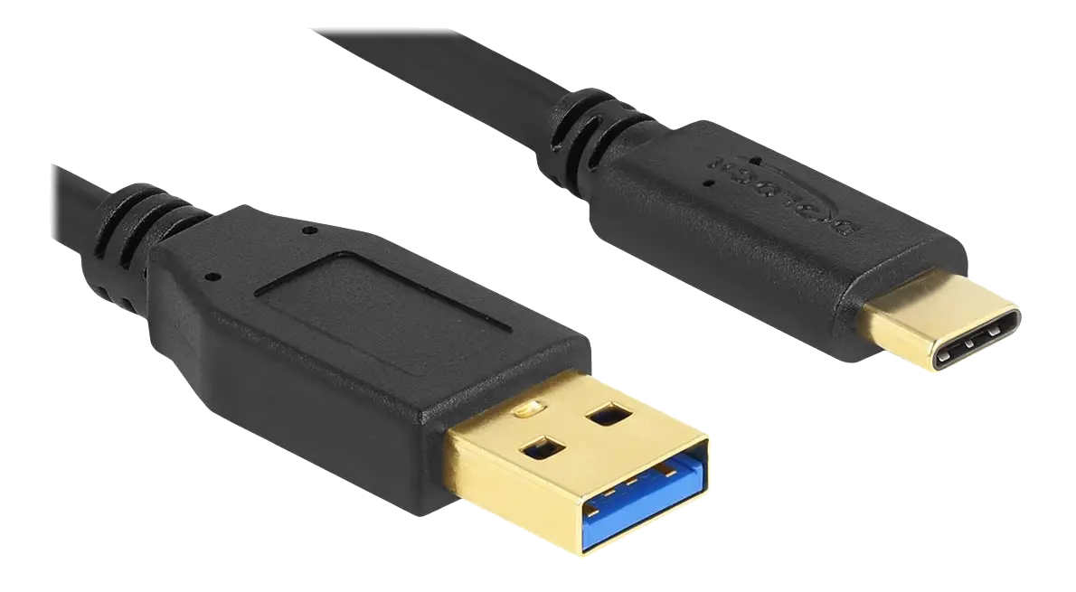DELOCK SuperSpeed USB (USB 3.2 Gen 1) Cable Type-A to USB Type-C™ 2 m 84004
