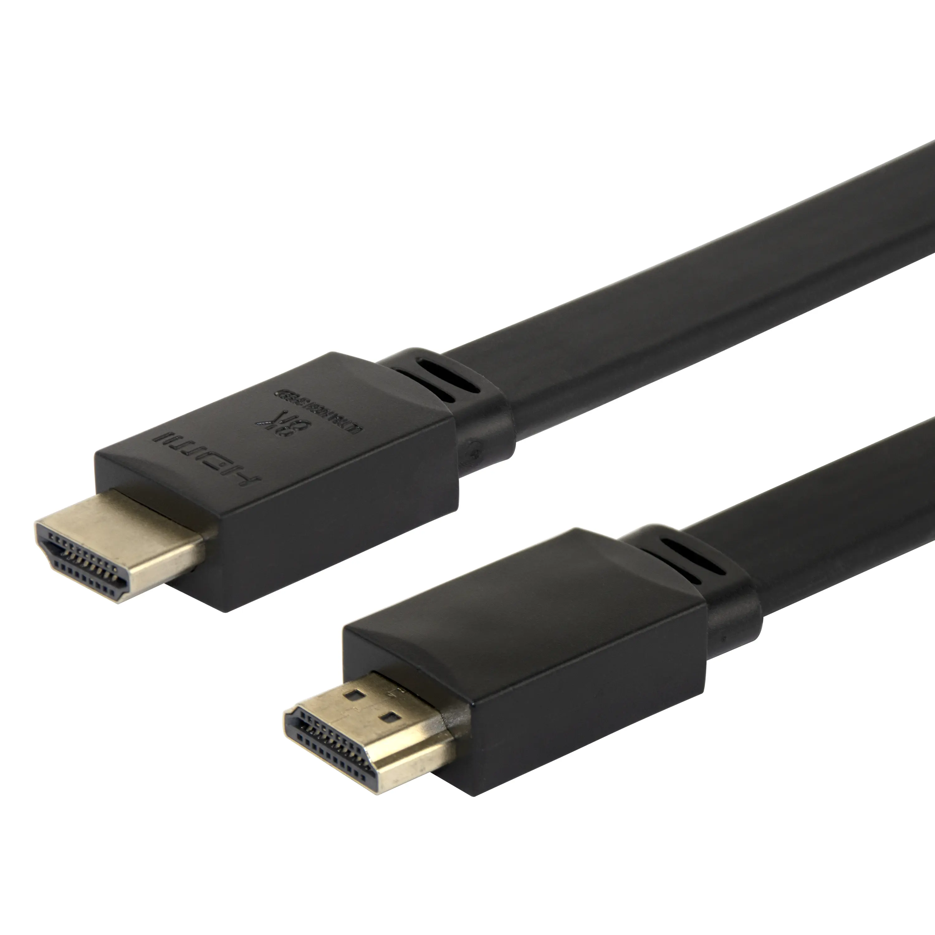 DELTACO HDMI 2.1 cable, 48G, 1M, black, Flat HU-10-FLAT