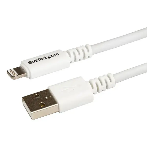 STARTECH USB to Lightning Cable - Apple MFi Certified - Long - 3 m - White USBLT3MW