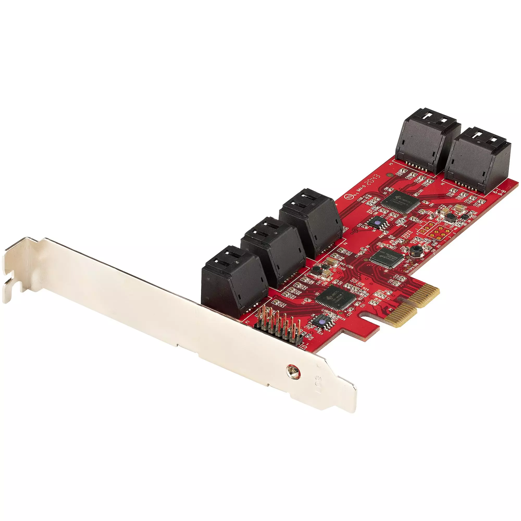 STARTECH SATA PCIe Card 10 Port PCIe SATA Expansion Card 6Gbps ASM1062 non-RAID PCI Express to SATA Converter 10P6G-PCIE-SATA-CARD