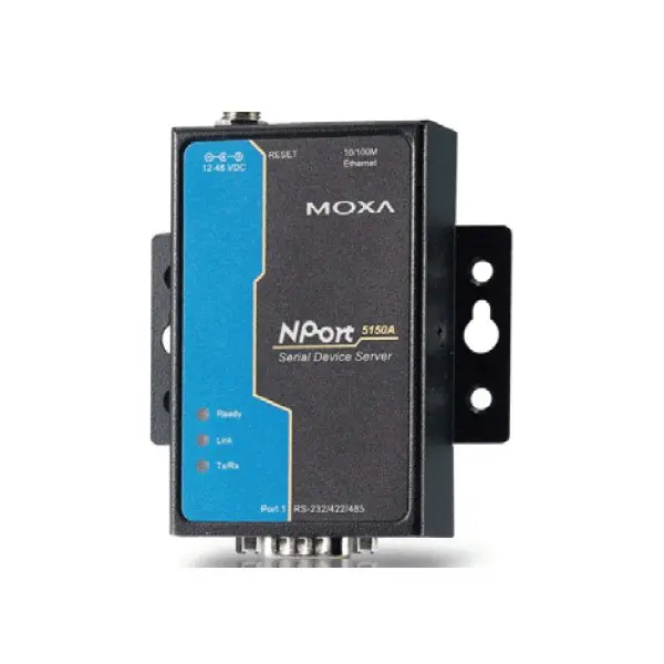 MOXA NPort serieportsserver, 1 port, RS323/422/485, RJ-45, 10/100Mbps NP-5150A