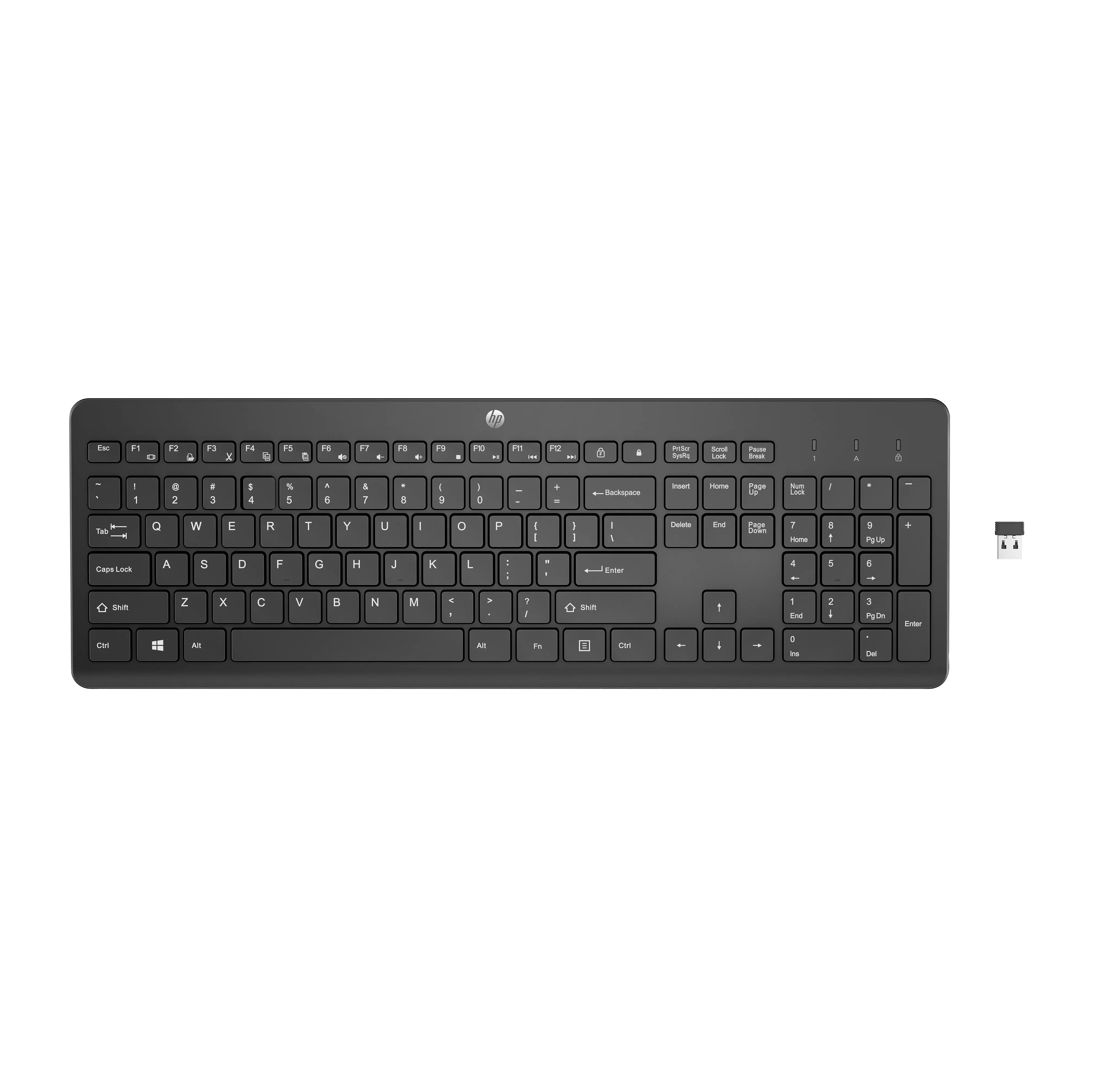 HP 230 Wireless Keyboard Black 3L1E7AA#ABE