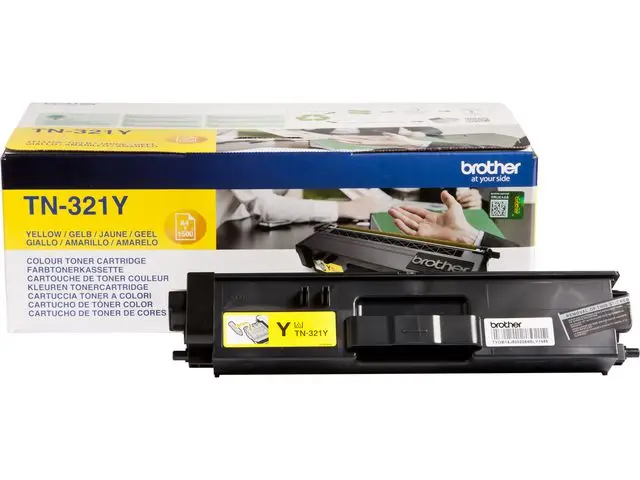 BROTHER TN-321Y TONER CARTRIDGE YELLOW F/ HL-L8250CDN 1500PGS SUPL TN321Y