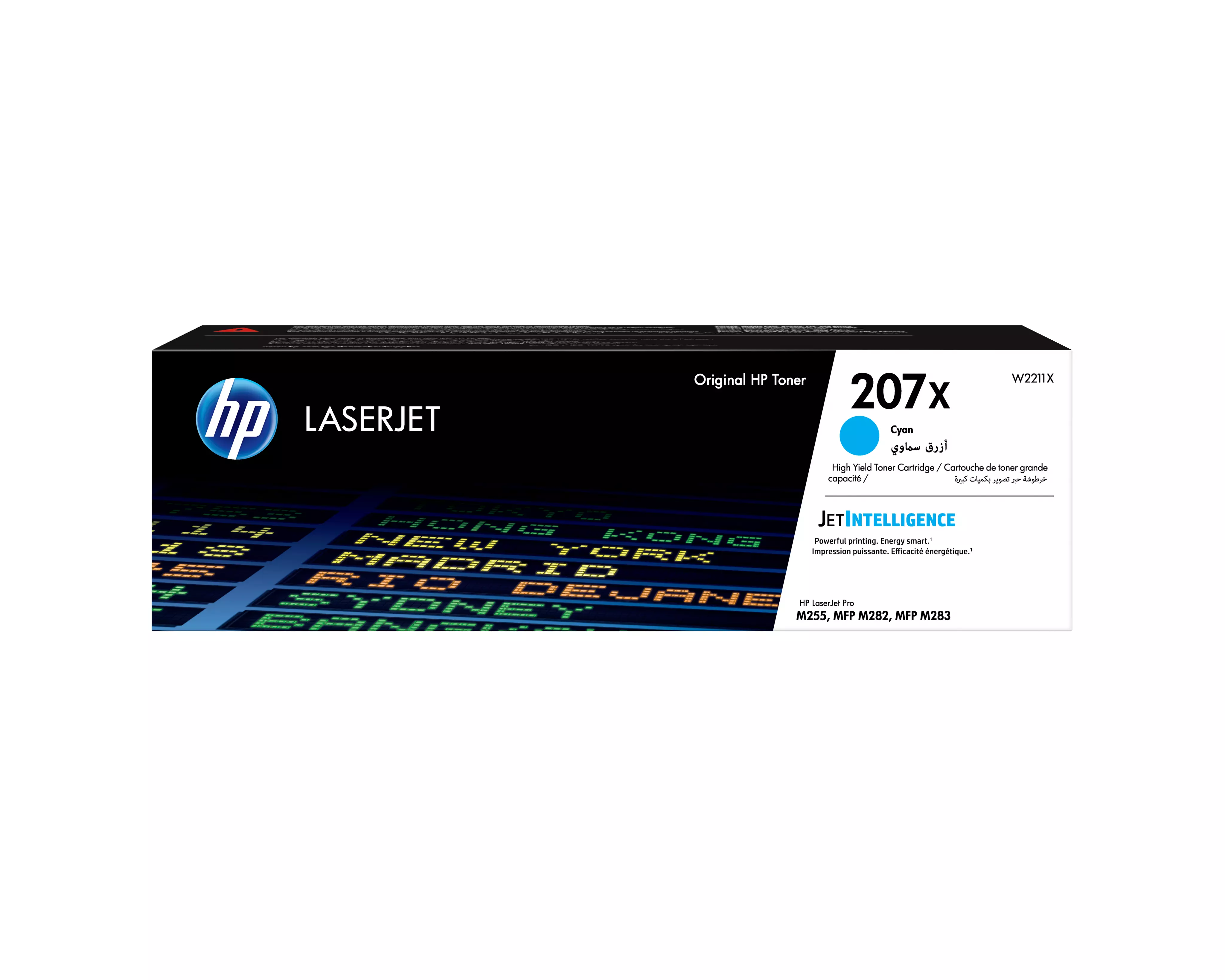 HP 207X Cyan LaserJet Toner Cartridge W2211X