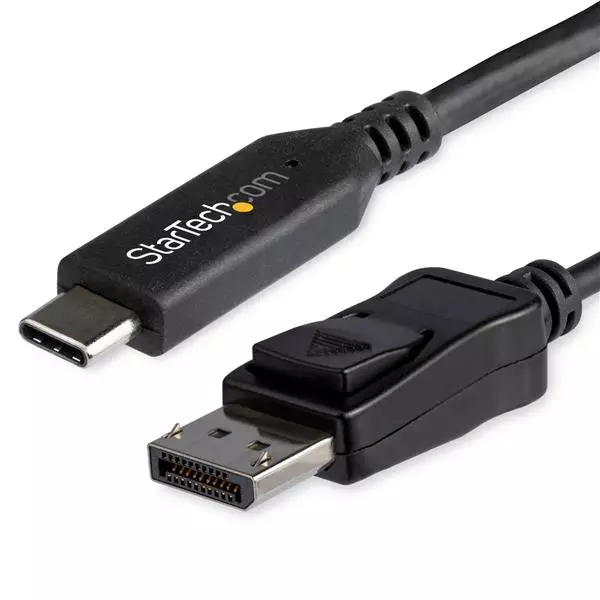 STARTECH 5.9 ft 1.8m - USB-C to DisplayPort Adapter Cable - 8K 30Hz - HBR3 - USB-C Adapter - Thunderbolt 3 Compatible CDP2DP146B