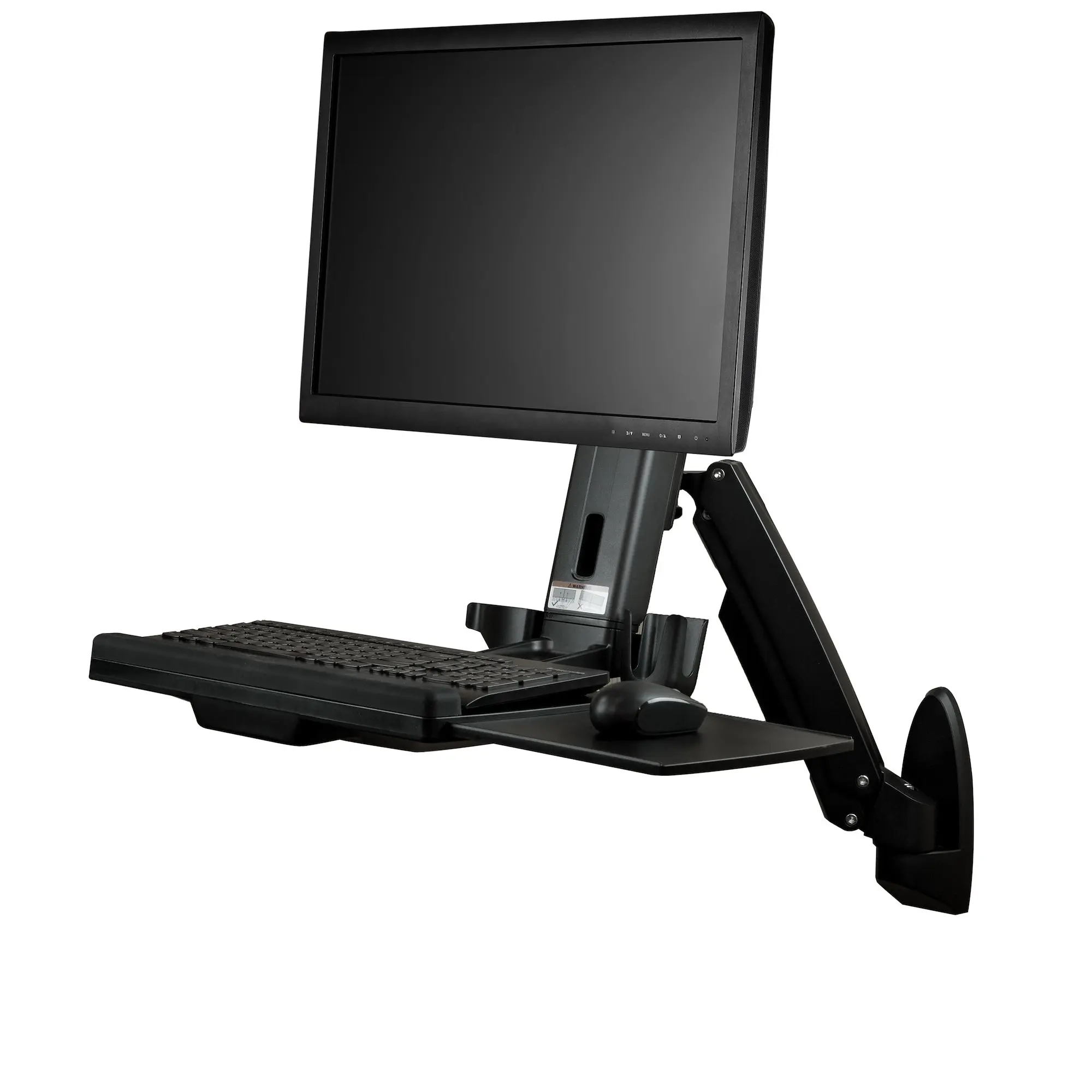 STARTECH WALL MOUNTED SIT STAND DESK FOR ONE MONITOR UP TO 24INADJUSTBL WALL WALLSTS1