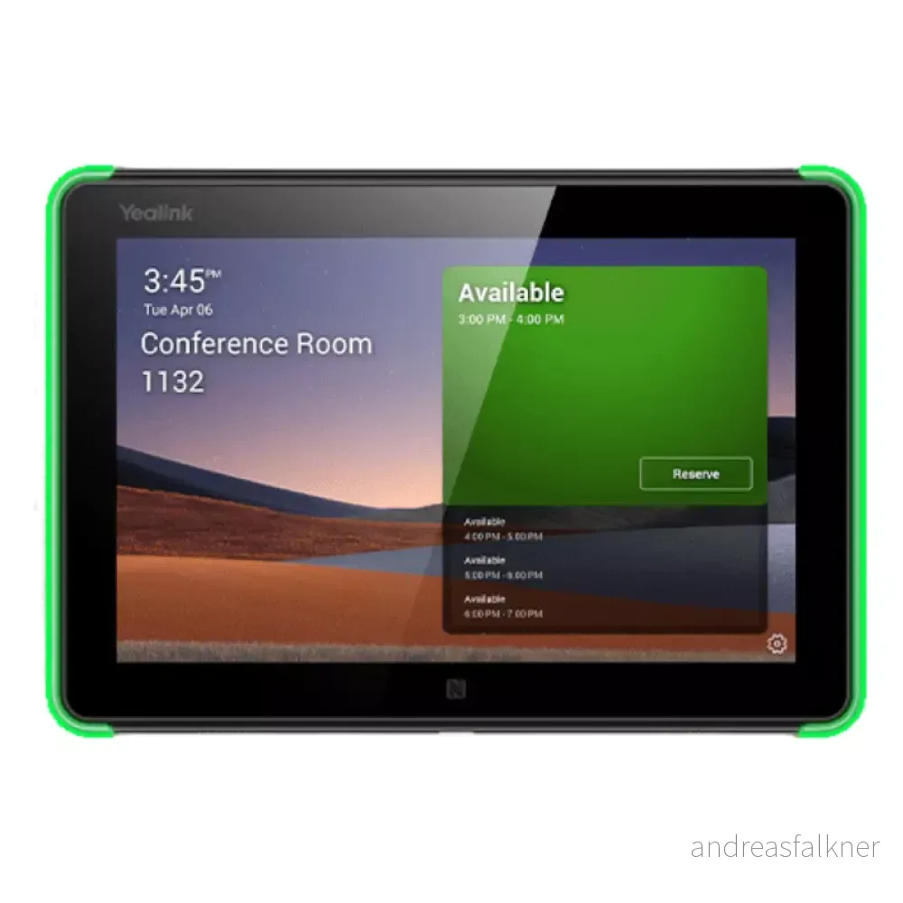 YEALINK RoomPanel Plus Black Roompanel-plus-black