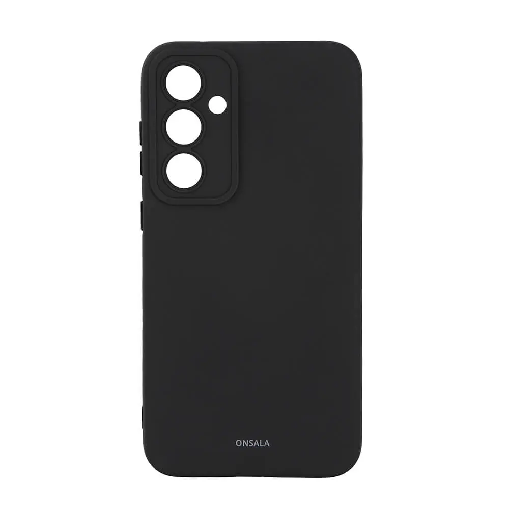 ONSALA Backcover Sil Touch Samsung S23 FE 5G Black 664197