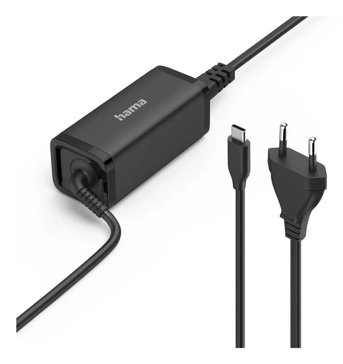 HAMA Notebook Power Supply USB-C GaN 100-240V 5-20V/65W 00200023