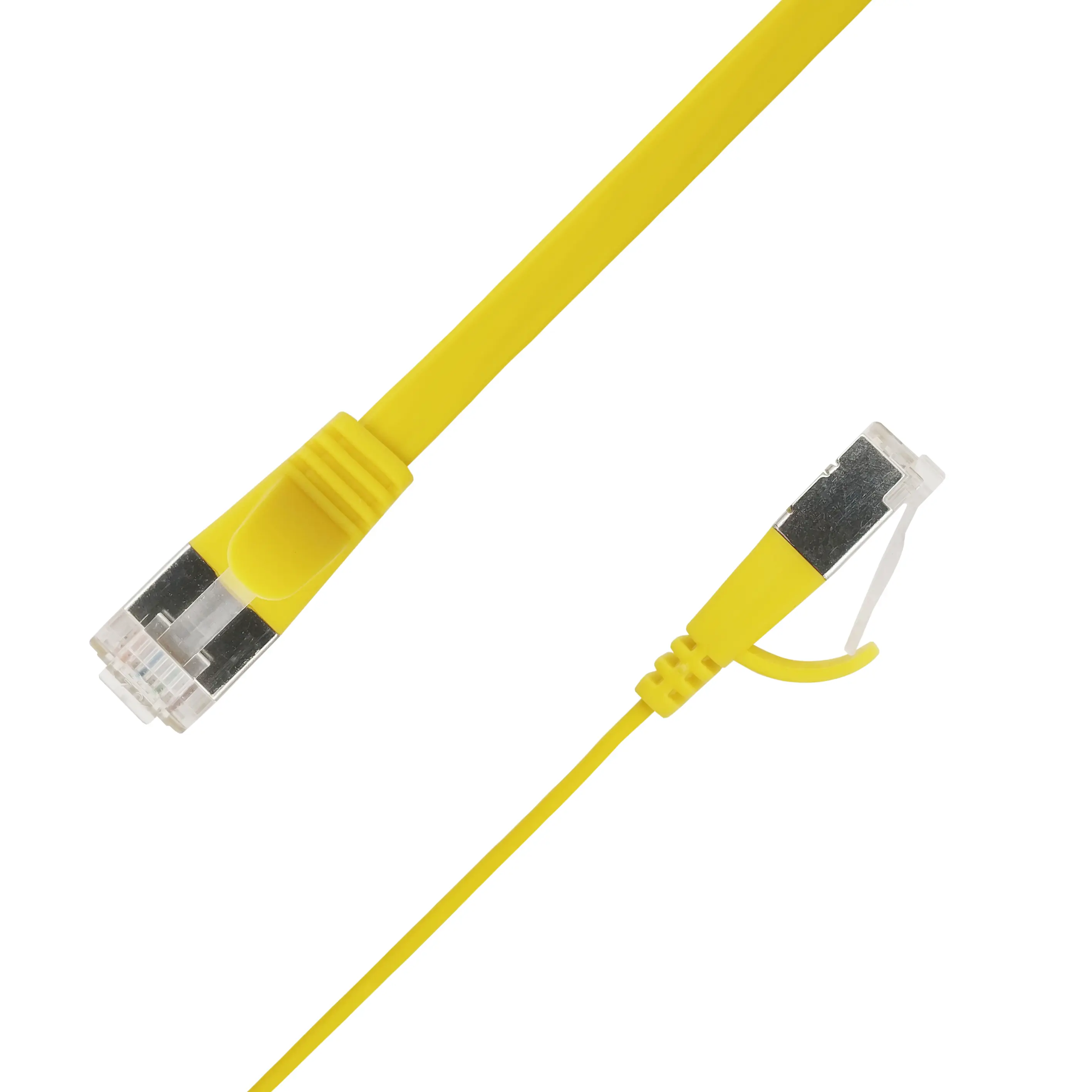 LinkIT Flat U/FTP Cat6a yellow 4m STP-FL6A-00400-GL