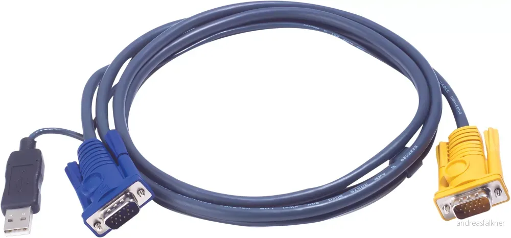 ATEN KVM kabelsett 2L-5203UP USB 3m 2L-5203UP