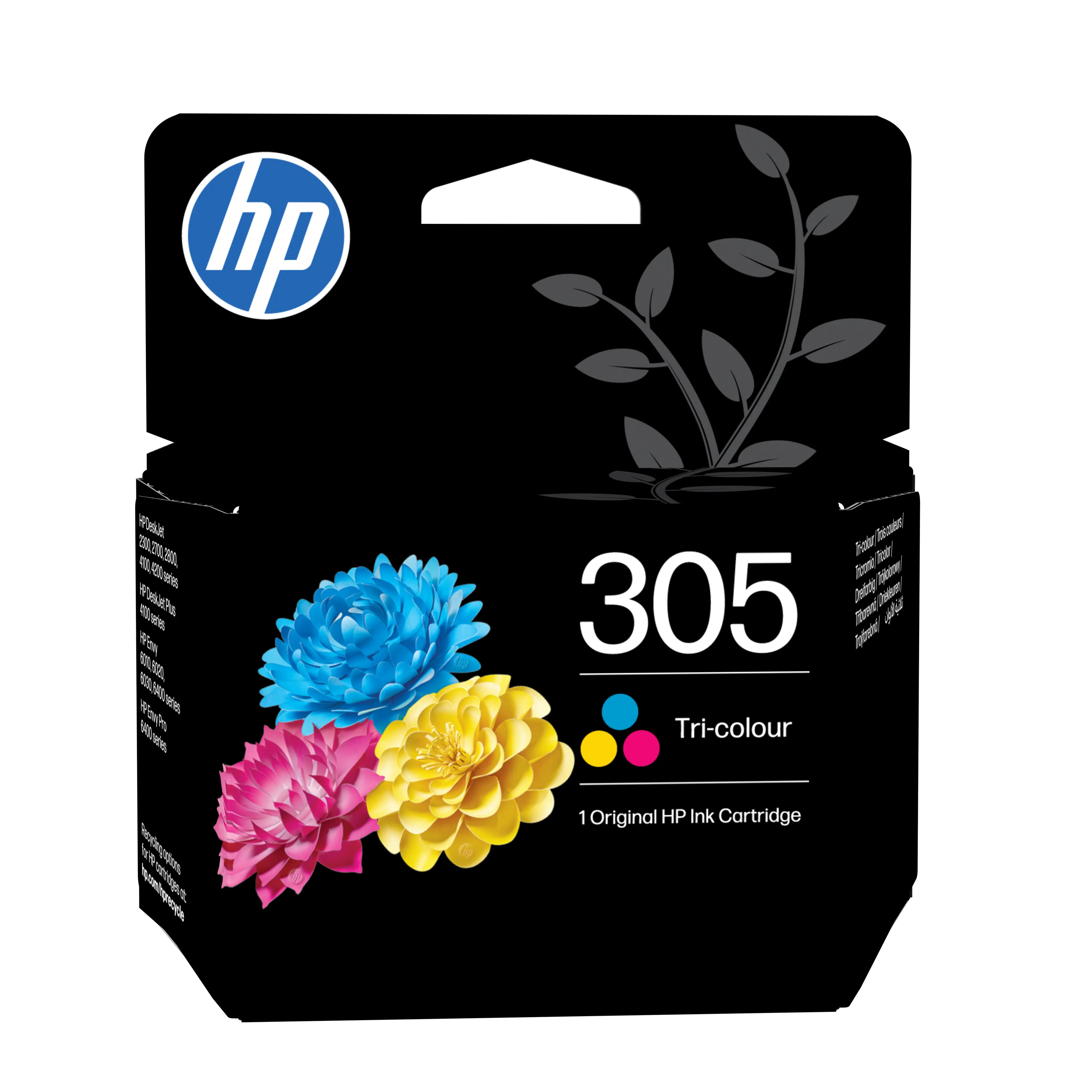HP 305 Tri-color Original Ink Cartridge 3YM60AE#30N