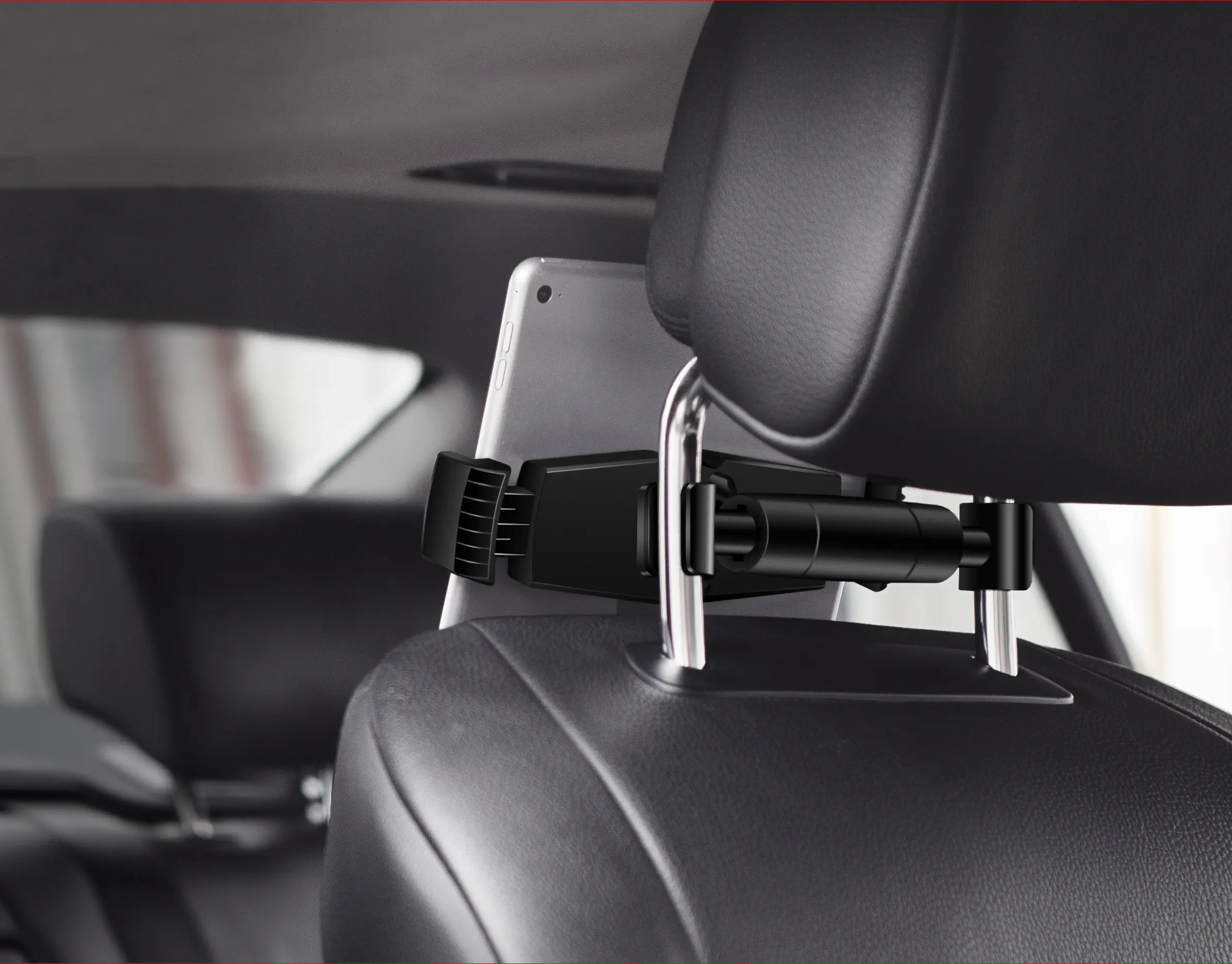 DELTACO Headrest mount for phones and tablets, adjustable angle ARM-C106