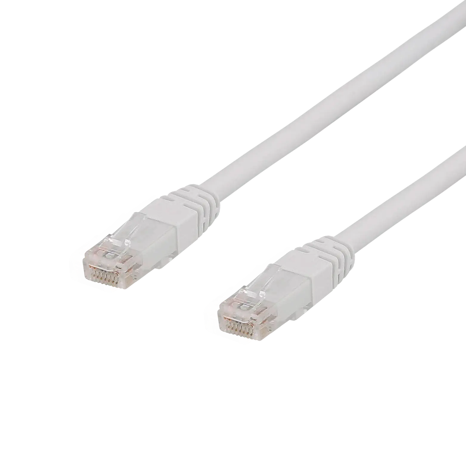 DELTACO U/UTP Cat6a patch cable, 2m, 500MHz, LSZH, white TP-62VAU