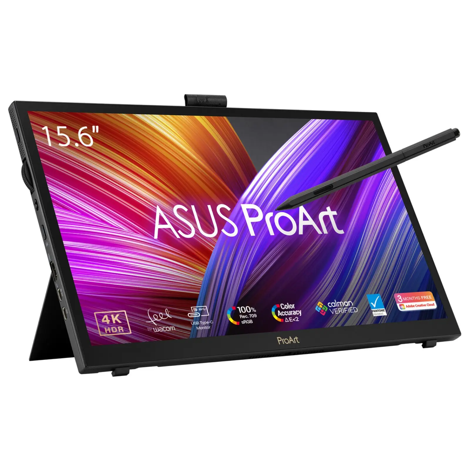 ASUS LCD ASUS 15.6"" ProArt PA169CDV Pen Display 3840x2160p 4K IPS 10-Point Multi-touch Wacom EMR 90LM0711-B01I70