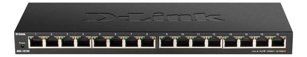 D-LINK 16-Port 10/100/1000Mbps DGS-1016S/E