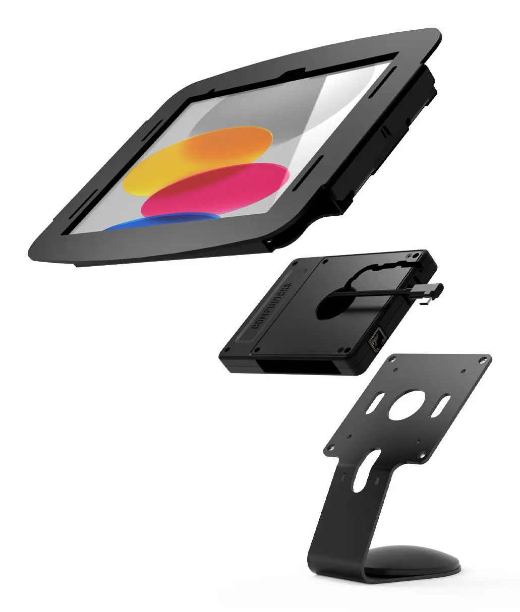 COMPULOCKS IPAD 10.9IN 10TH MOUNT PLUS HUB SPACE ENCLOSURE CORE PLUSHUB ACCS 111B209IPDSBH01