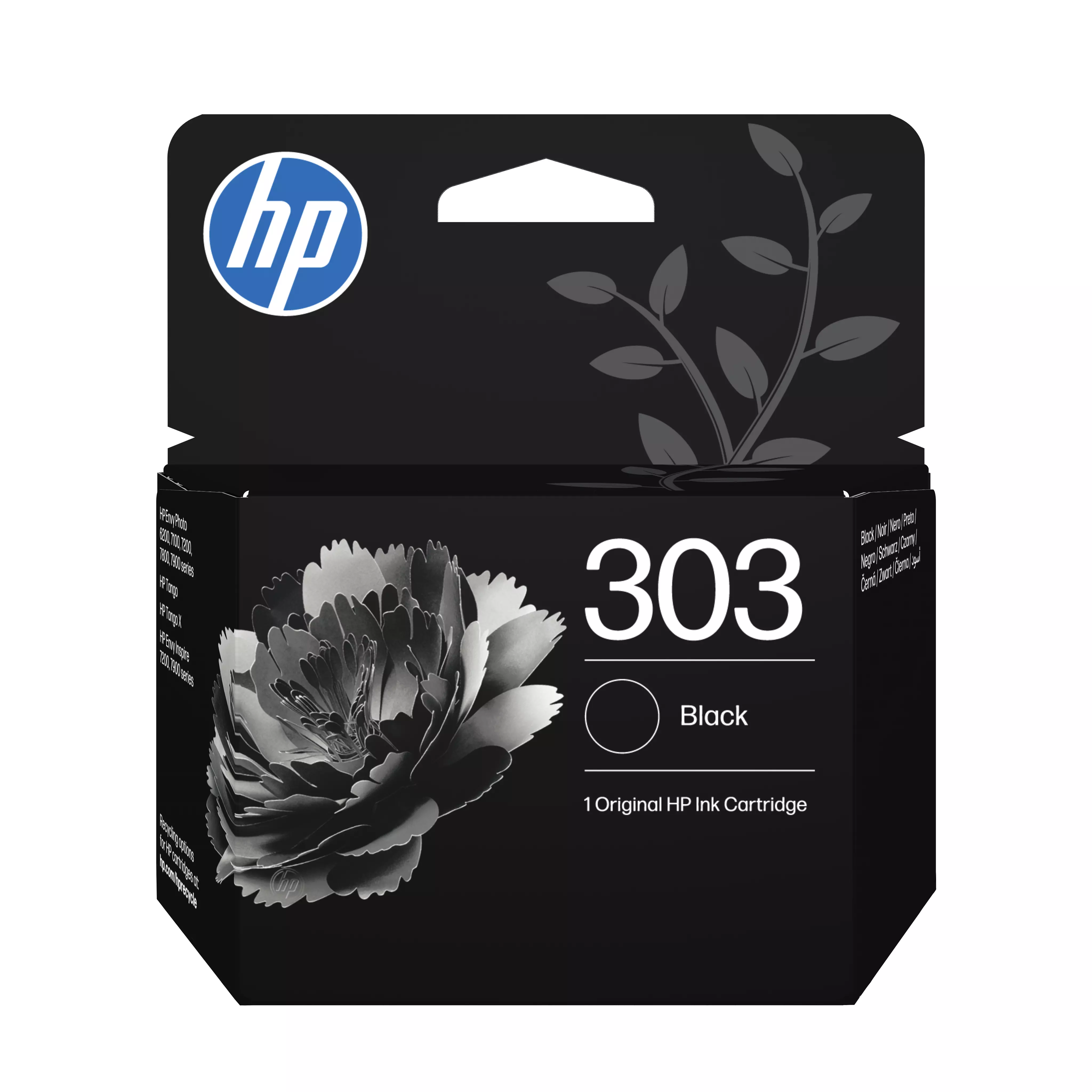 HP HP/Ink303 BK Original Ink Cartridge T6N02AE#30B