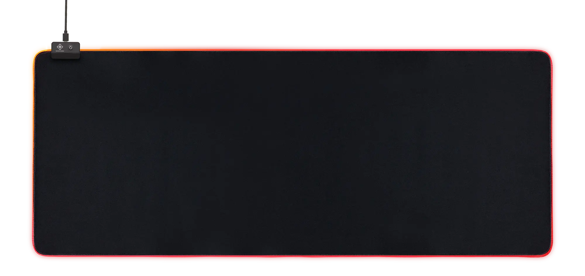 DELTACO Mousepad RGB mousepad, 900x360x4mm, 13 LED , Black GAM-079