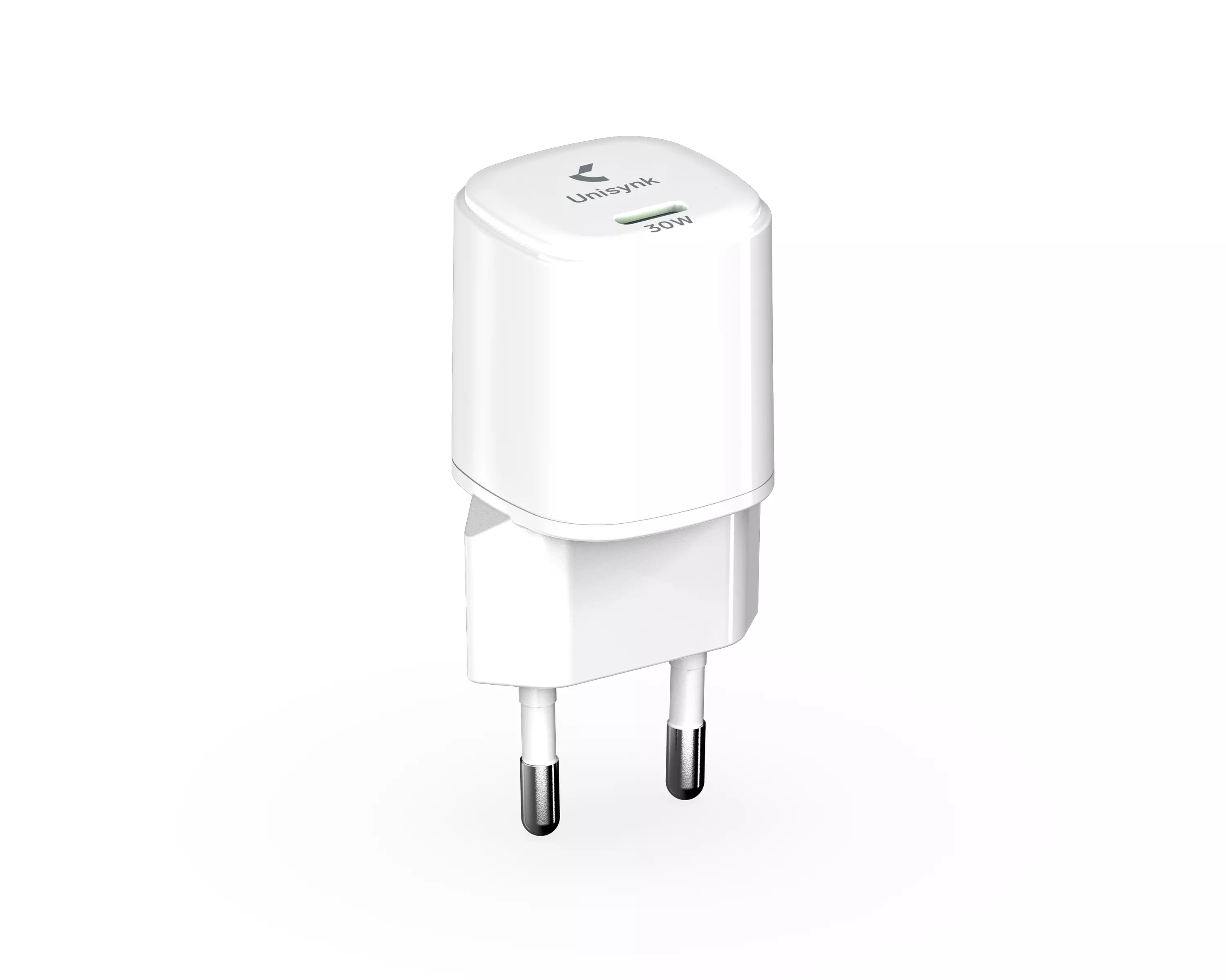 UNISYNK USB-C Wall Charger EU PD 30W White Bulk 10457