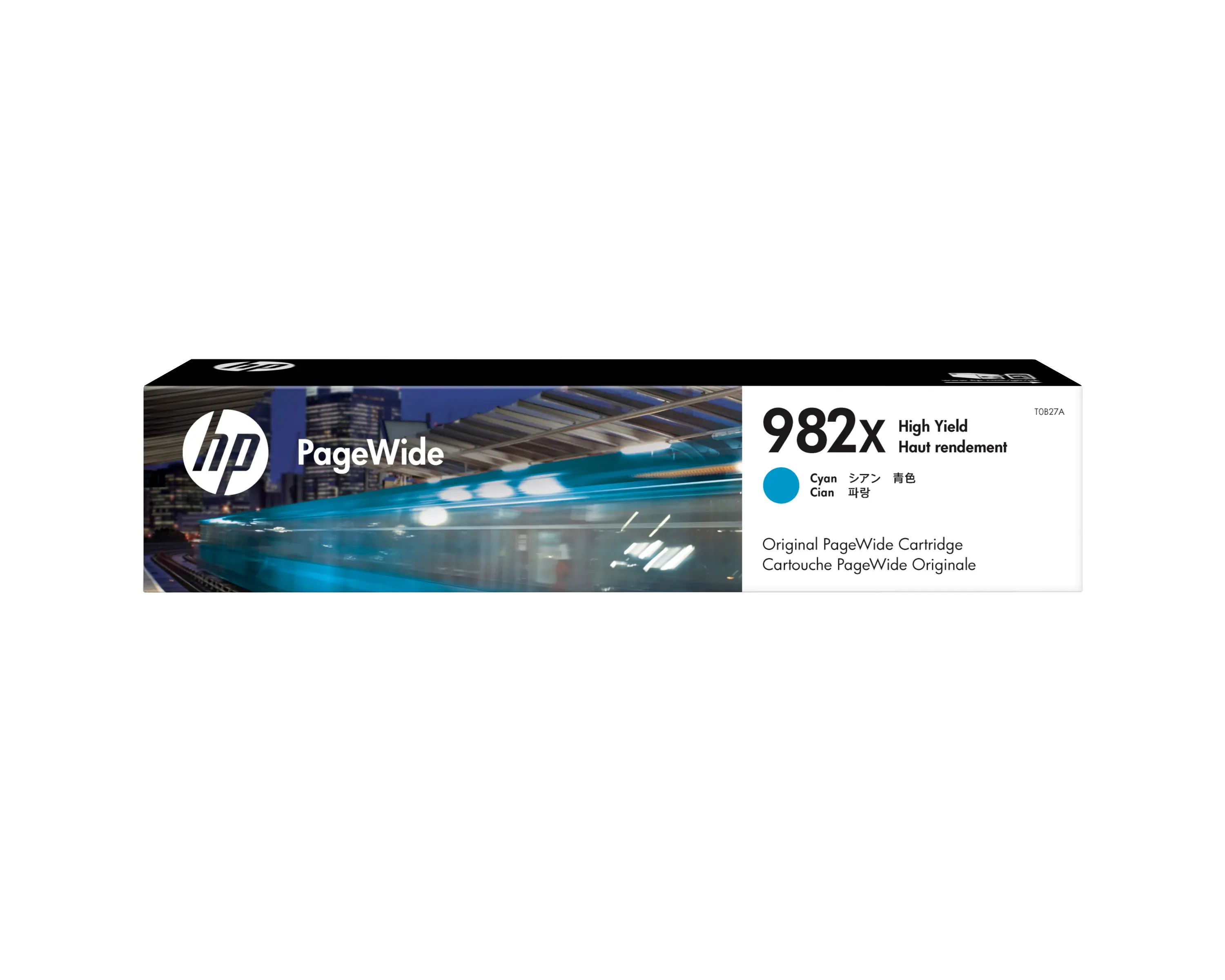 HP No982 XL cyan ink cartridge T0B27A