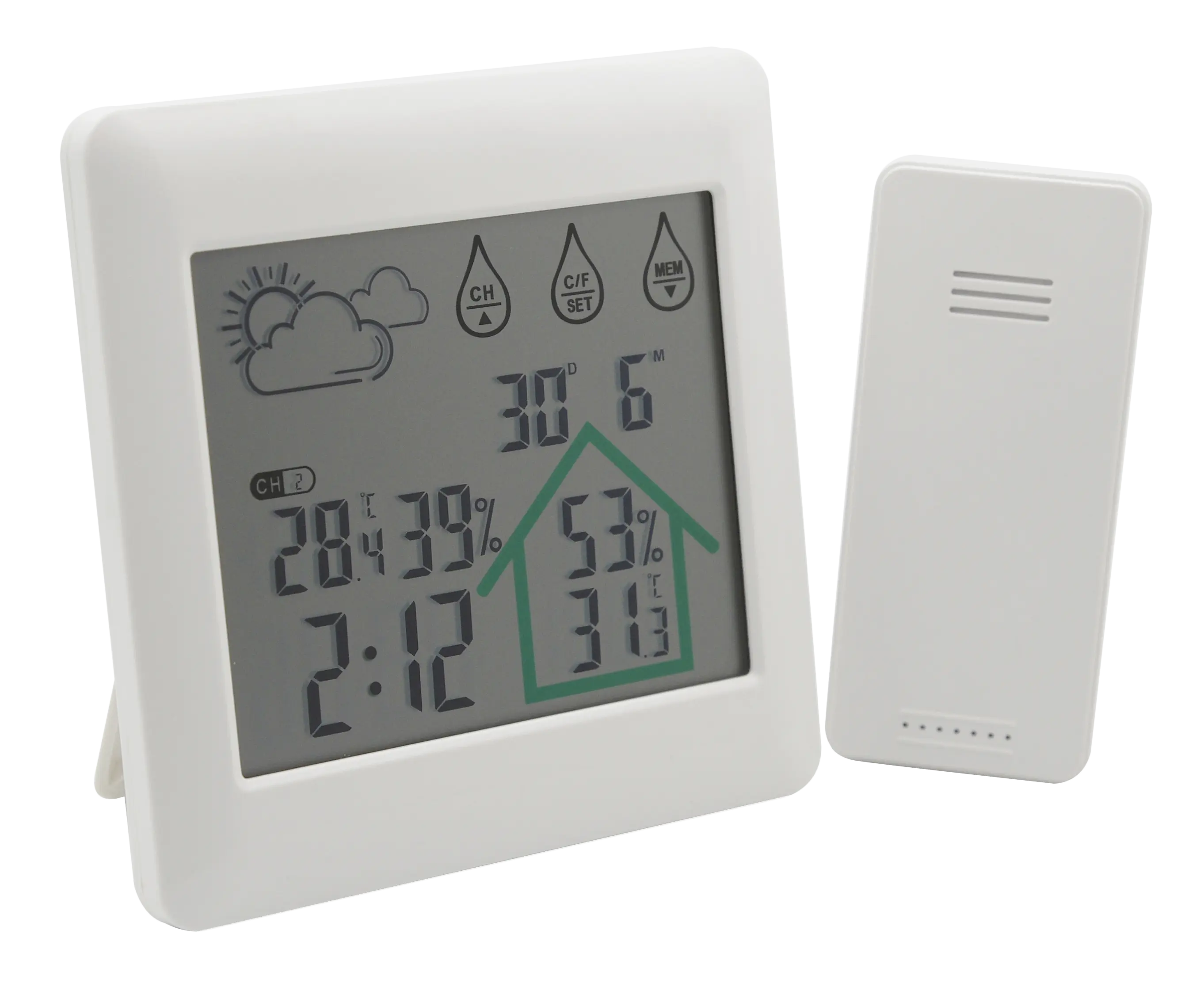 Nordic Quality Wireless weather station w in-outdoor temperature OT3098TF2