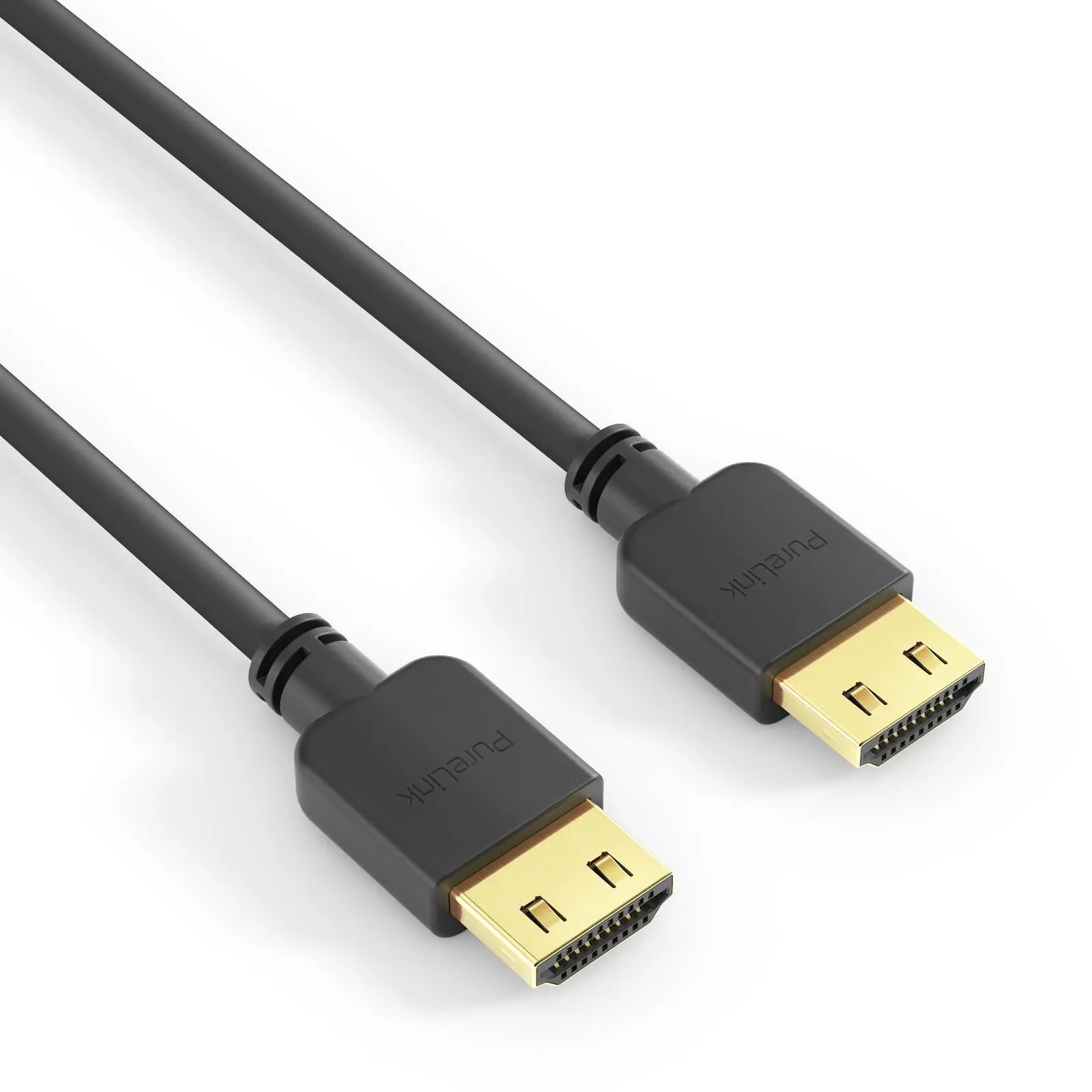 PURELINK Kabel HDMI Slim Install 4K 18Gbps 2m Sort PI0500-020