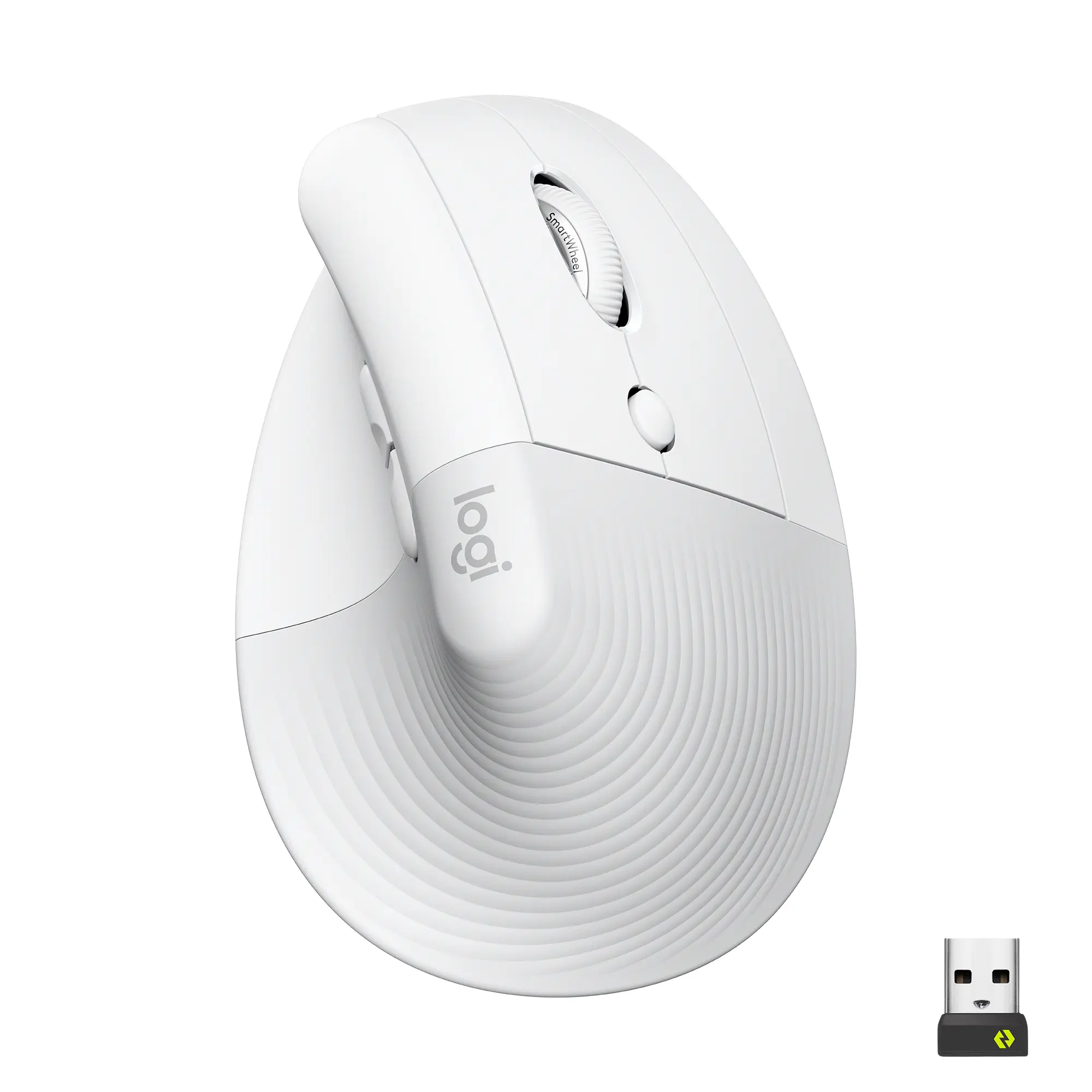LOGITECH Lift Vertical Ergonomic Mouse Vertical mouse ergonomic optical 6 buttons wireless Bluetooth 2.4 GHz Bolt USB 910-006475