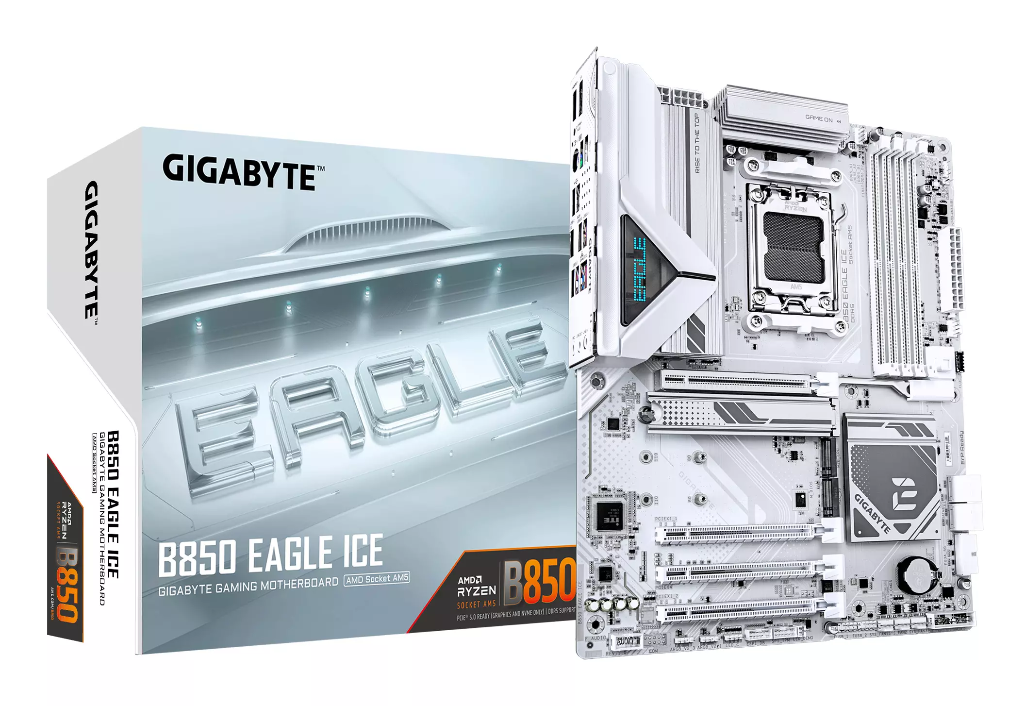 GIGABYTE Motherboard - Amd Ryzen 9000 B850 EAGLE ICE