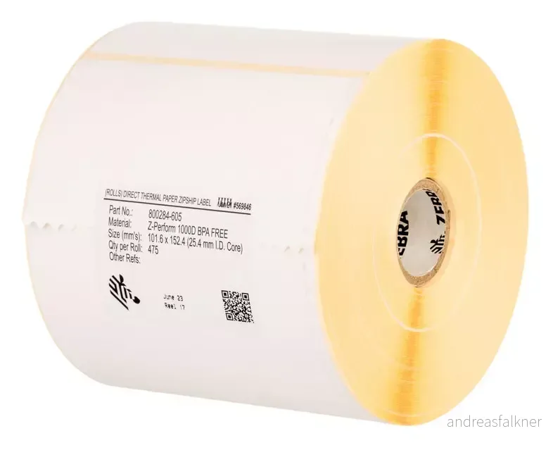 ZEBRA LBL 102X76MM Z-TRANS 5P 930/ROL. NS 800294-305