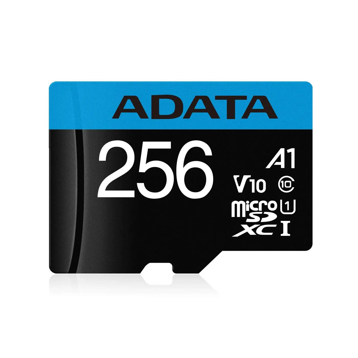 A-DATA ADATA 256GB Premier MicroSDHC, R/W up to 100/25 MB/s, with Adapter AUSDX256GUICL10A1-RA1