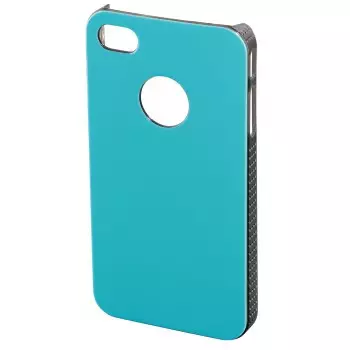HAMA iPhone 4 deksel Shiny turkis hard cover 108553