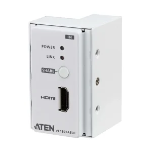 ATEN HDMI HDBaseT-Lite Transmitter with EU Wall Plate / PoH VE1801AEUT-AT-G ATEN HDMI HDBaseT-Lite Transmitter with EU Wall Plate / PoH VE1801AEUT-AT-G