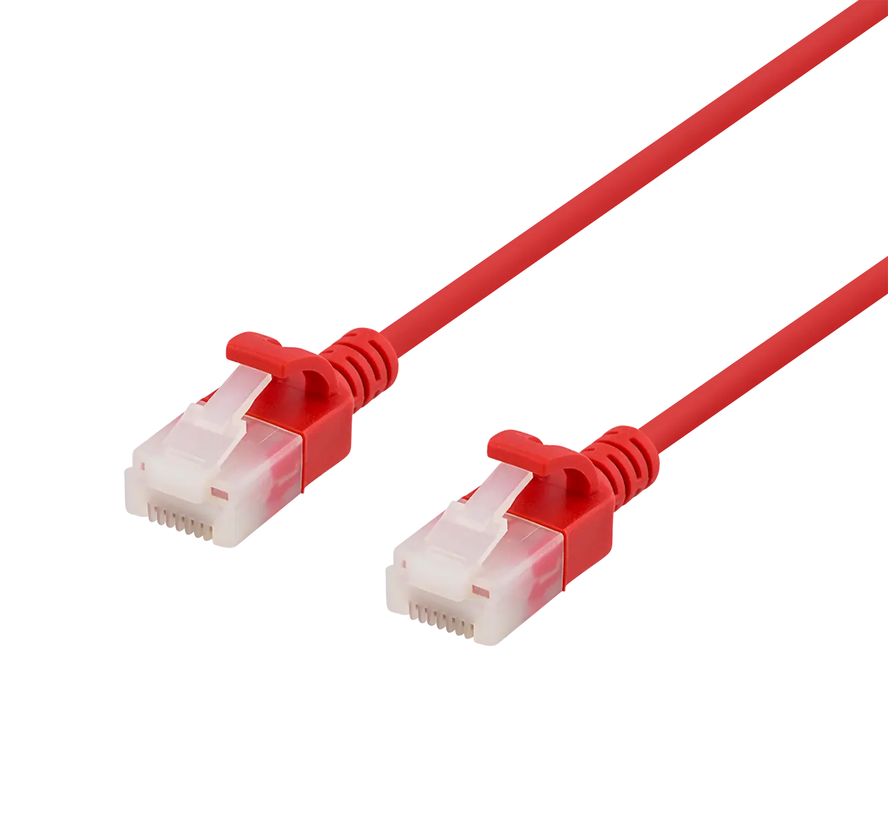 DELTACO Slim U/UTP LSZH 2M red UUTP-1046