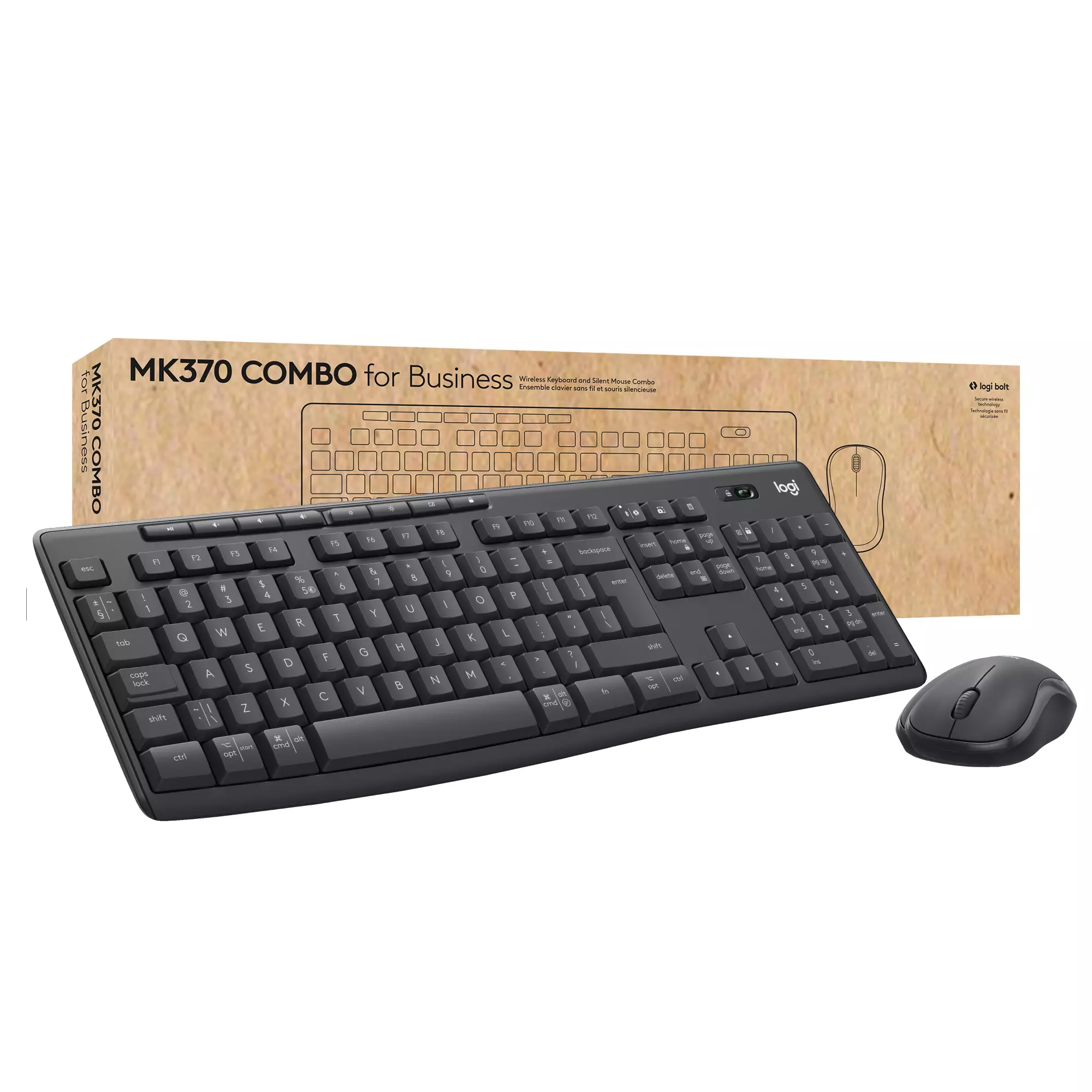 LOGITECH MK370 COMBO FOR BUSINESS GRAPHITE - DEU - CENTRAL-419 WRLS 920-012065