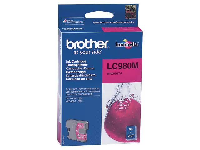 BROTHER Ink Cart/magenta 260sh DCP-145C MFC-250C LC980M